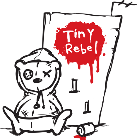 Tiny Rebel Website On Phone Tiny Rebel Bear - Tiny Rebel (468x477), Png Download