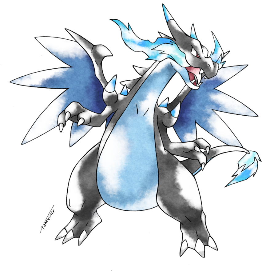 Pokémon X And Y Pikachu Dragon Mammal Vertebrate Fictional - Charizard X Gen 1 (883x904), Png Download