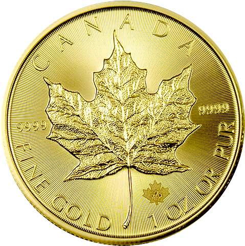 2015 Canadian Gold Maple Leaf Coins - Gold Coin (500x500), Png Download