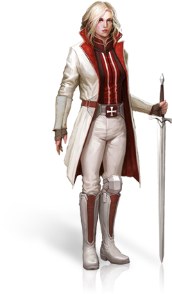 Templar Paladin Female - Secret World Templar Paladin (300x436), Png Download