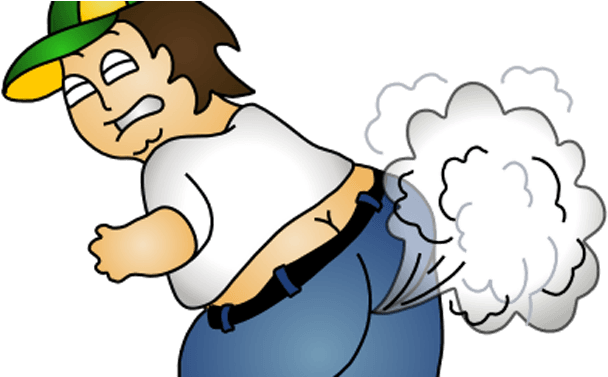 Farting Balances Diet - People Farting (620x376), Png Download