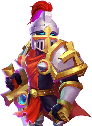 Paladin - Castle Clash Hero Paladin (330x438), Png Download