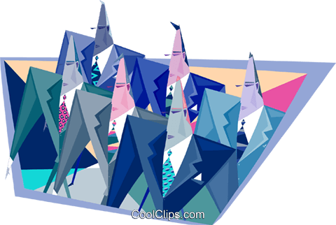Business Corporate Pinheads Royalty Free Vector Clip - Triangle (480x322), Png Download