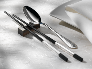 Chinese Sterling Silver Chopsticks Rest - Chopsticks Chopstick Rest Large By Robbe & Berking (380x550), Png Download