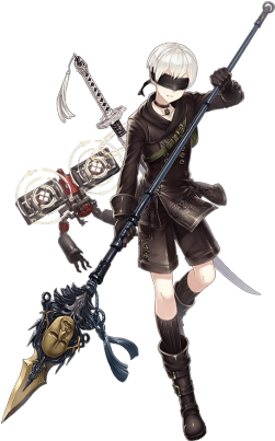 9s/paladin - Nier Automata 9s Figure (350x416), Png Download