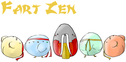 "the Master Of Fart Zen" - Fart Zen (500x266), Png Download