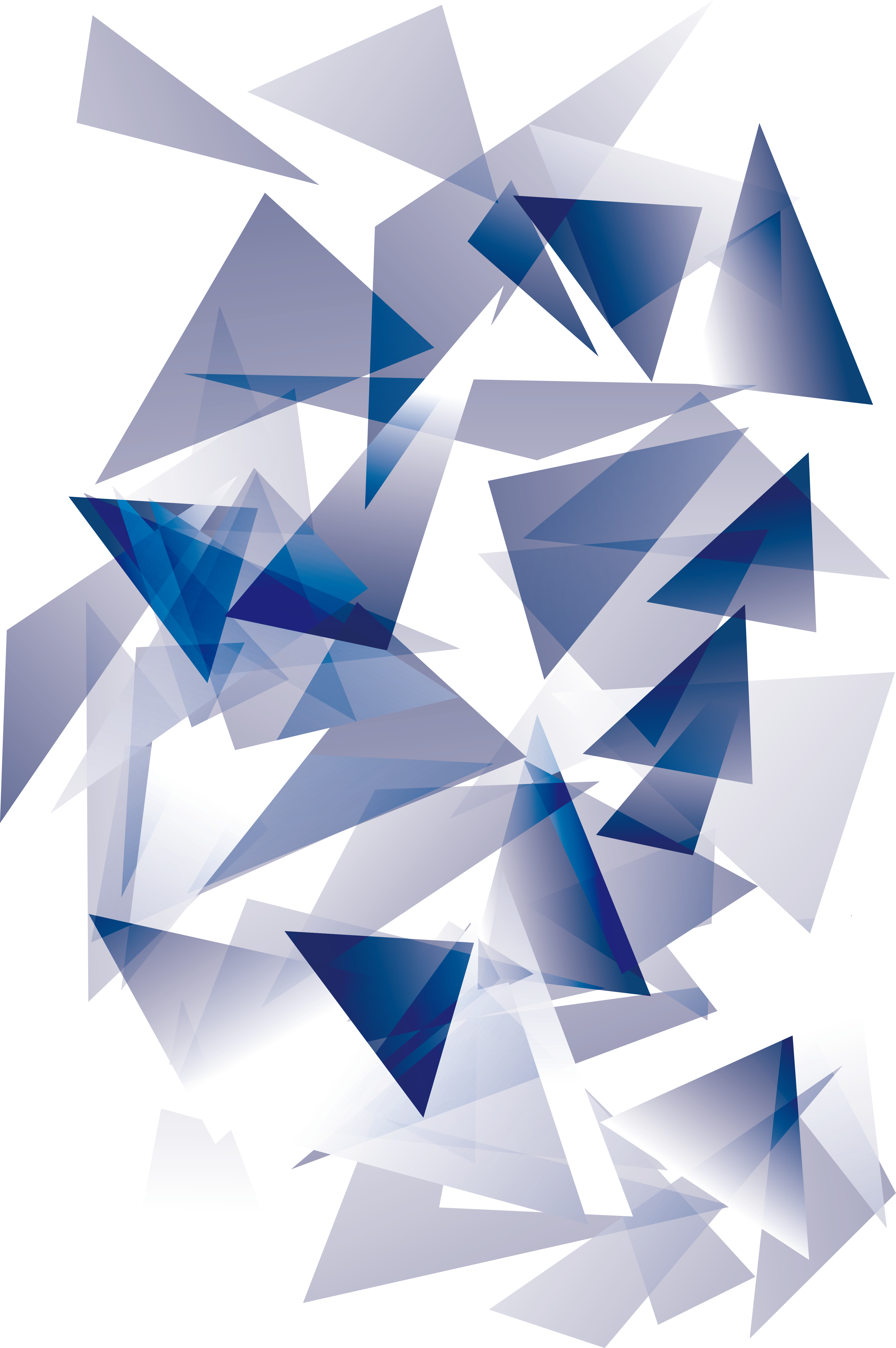 Clip Art Library Blue Science And Technology Transprent - Triangle Design Blue Png (3762x5658), Png Download