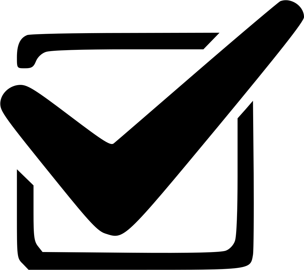 Checkmark Comments - Icon (981x872), Png Download