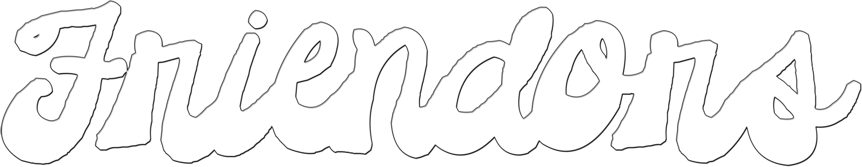 Friendors - Calligraphy (1920x532), Png Download