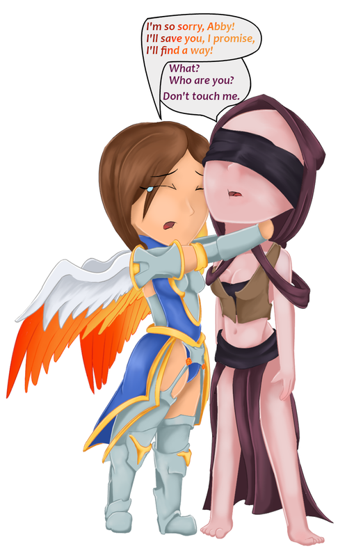 Seris And Furia - Paladins Seris And Furia (640x838), Png Download