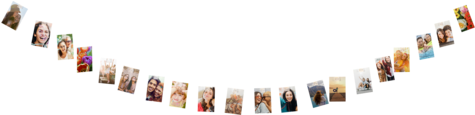 Hp Sprocket Led String Light Clips - Graphic Design (474x356), Png Download