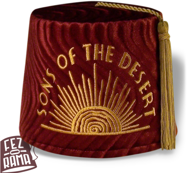 Never Miss A Moment - Sons Of The Desert Fez (600x600), Png Download