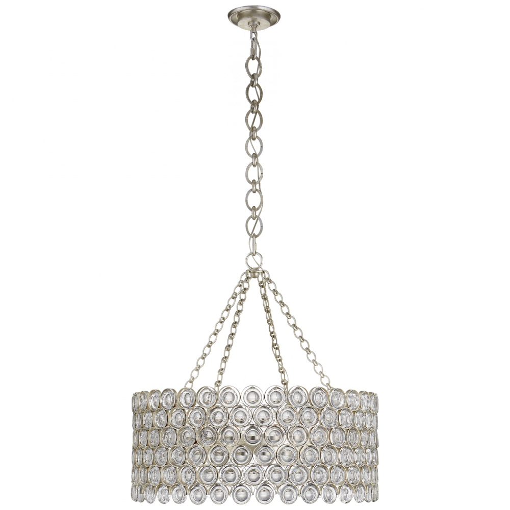 Lesina Chandelier In Burnished Silver Leaf With - Aerin Lesina Chandelier (1000x1000), Png Download