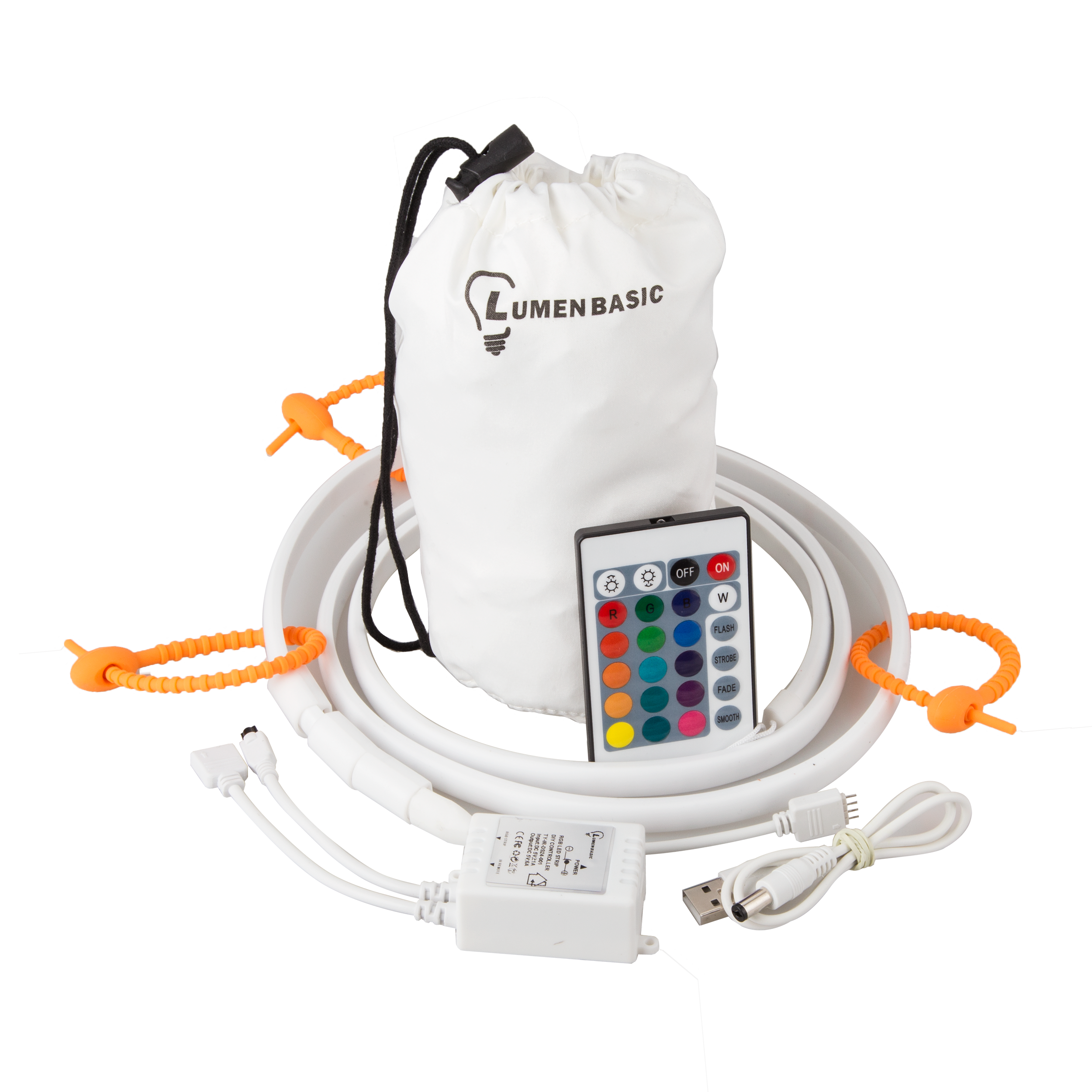Lumenbasic Camping Led Light Strip For Outdoors Actvities - Lumenbasic Led Rope Light For Outdoor Camping, Hiking, (2500x2500), Png Download