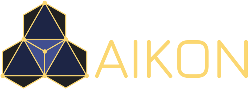 Aikon Logo Horizontal Gold - Triangle (1000x625), Png Download