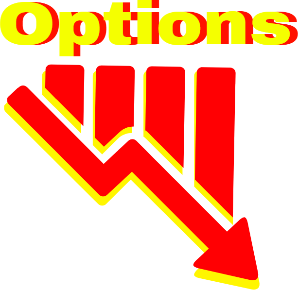 New Symbol - Down Trading (613x597), Png Download