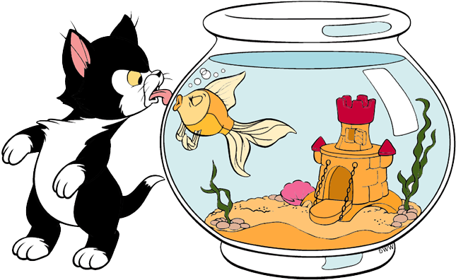 Pinocchio Clipart Figaro - Figaro Pinocchio Png (650x423), Png Download