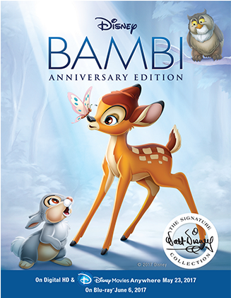 Enter To Win A Digital Hd Copy Of Bambi - Bambi Walt Disney Signature Collection (745x420), Png Download
