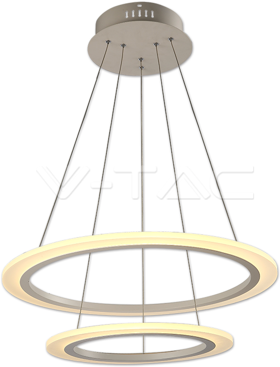 Product Benefits - 60w Soft Light Chandelier(slim 2 Step) Colorcode:3000k (800x800), Png Download