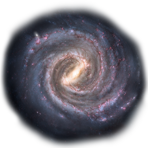 Transparent Photo Milky Way - Location Of Voyager 1 In Galaxy (500x508), Png Download