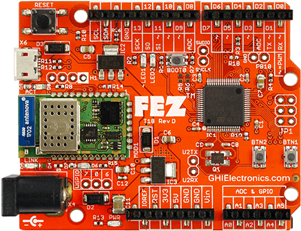 Fez Front - Ghi Electronics (550x350), Png Download