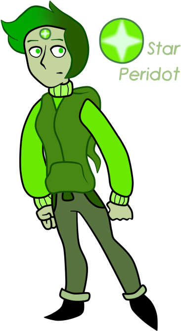 Star Peridot - Peridot Star Steven Universe (400x700), Png Download