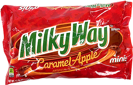Milky Way Caramel Apple Minis - Milky Way Candy Bars - 10.65 Oz Bag (500x500), Png Download