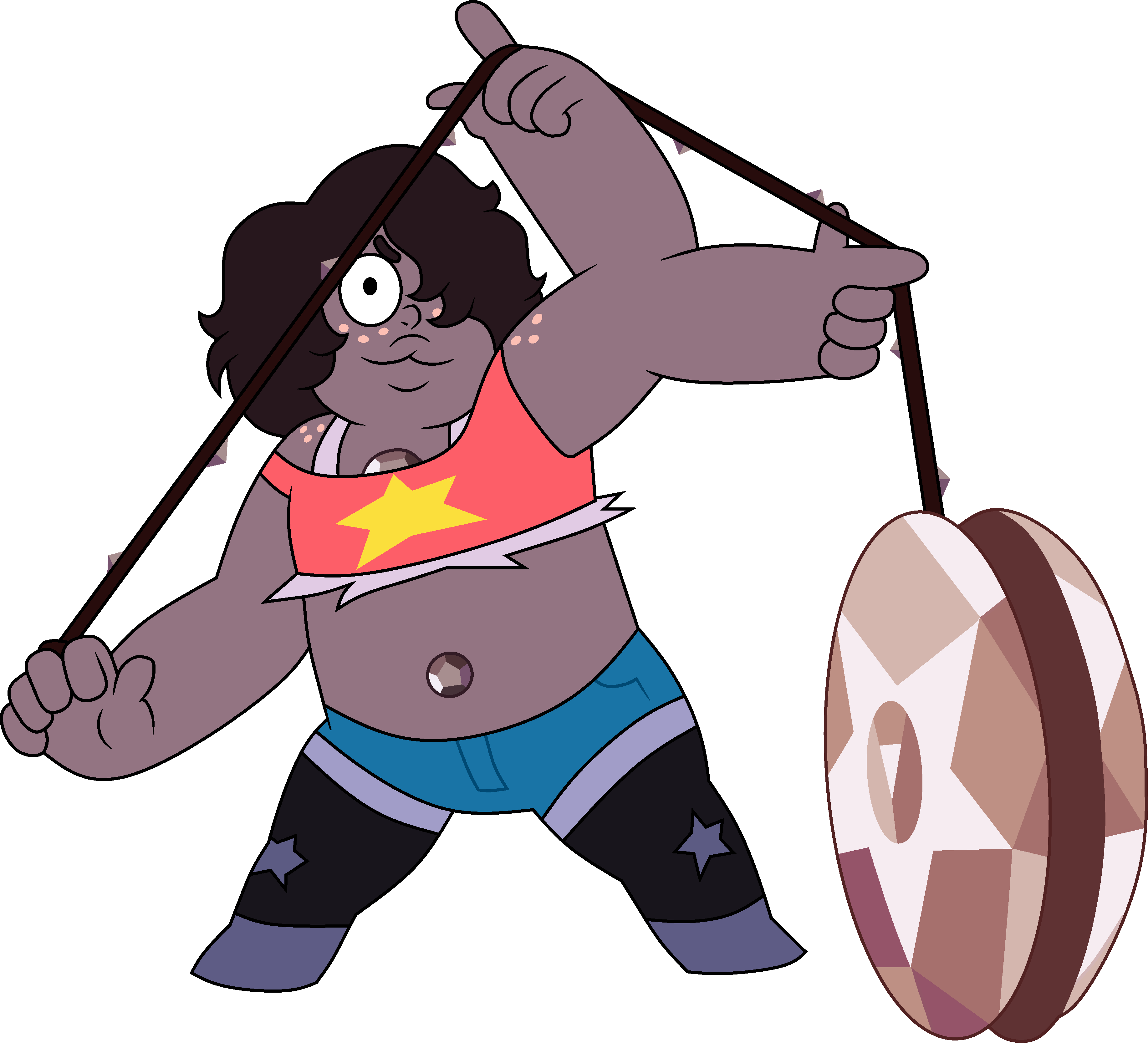 Smoky Quartz - Steven Universe Smoky Quartz (3669x3334), Png Download