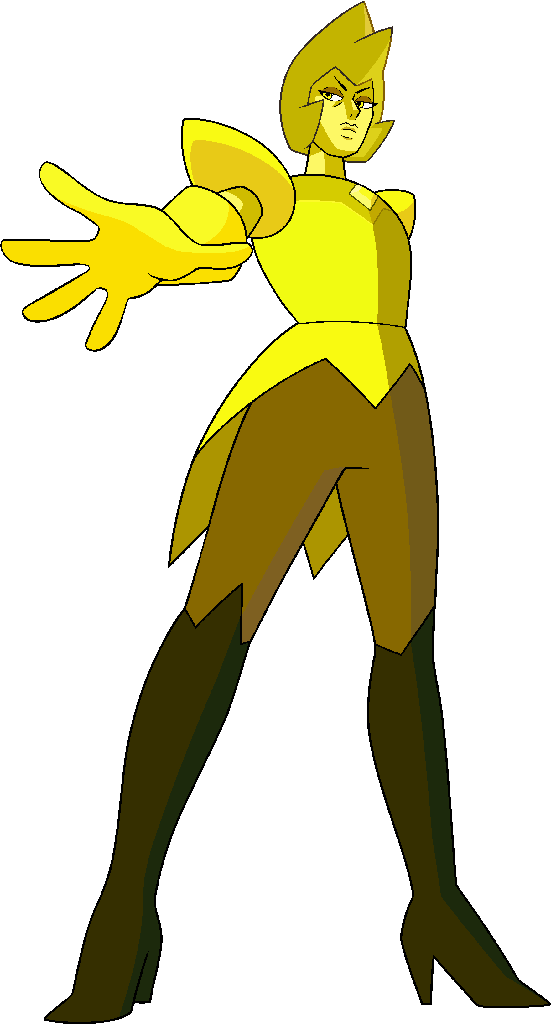 Yellow Diamond - Yellow Diamond Steven Universe Reunited (1850x3400), Png Download