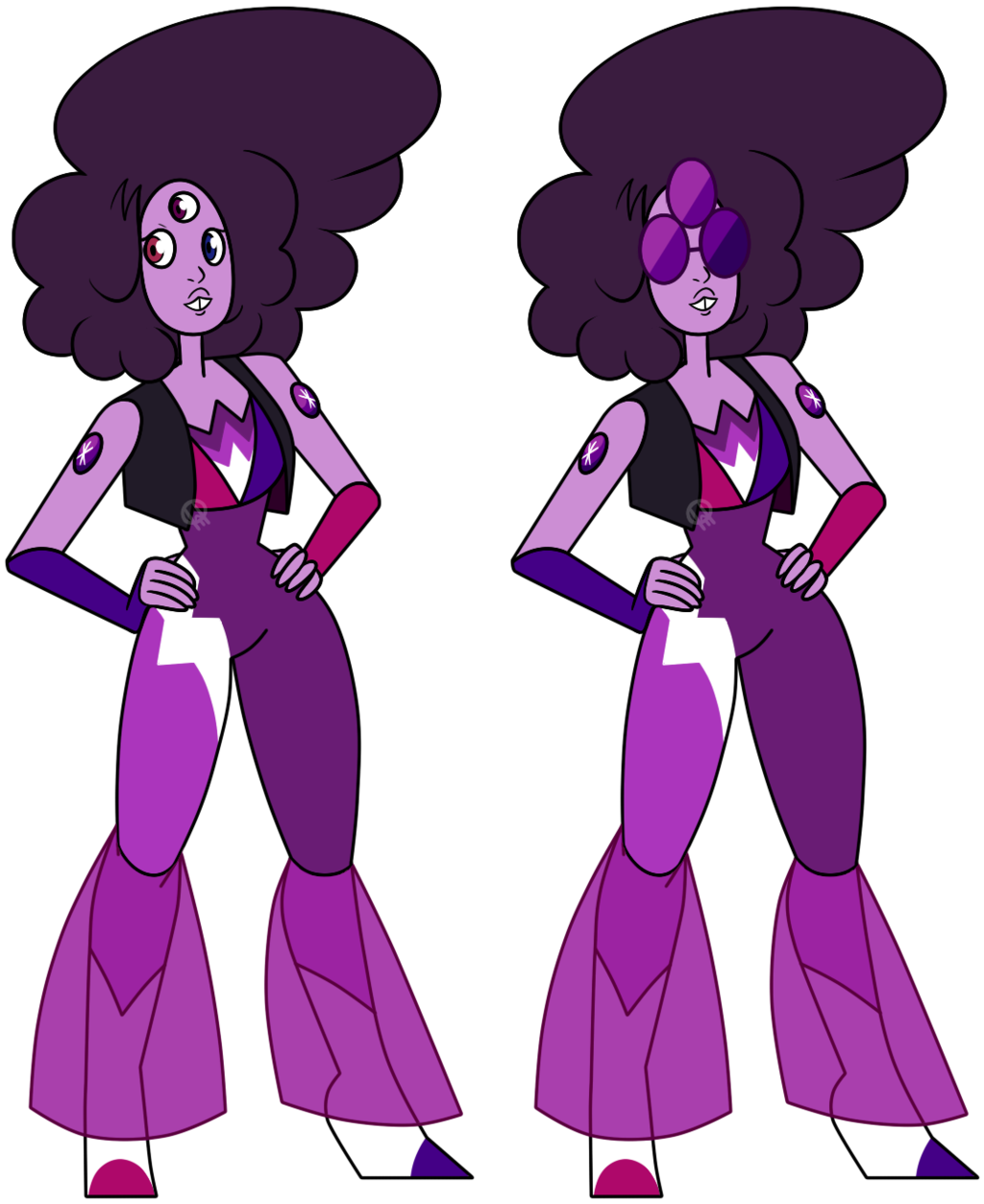 Star Garnet - Star Garnet Steven Universe (1024x1253), Png Download