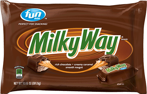 Milky Way Fun Size Candy Bars - Milky Way Chocolate Fun Size (500x500), Png Download