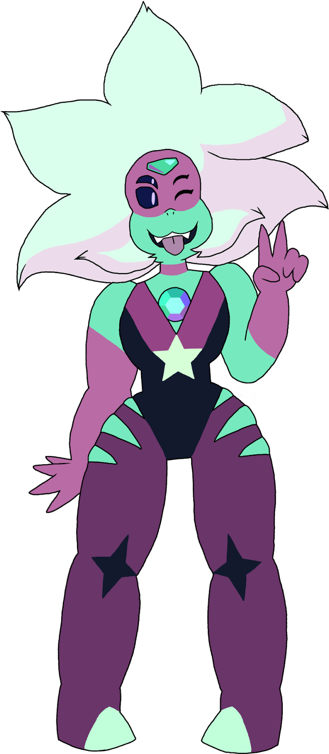 Or This Could Be Their Fusion So Cute So I Hope You - Steven Universe Amethyst And Peridot Fusion (900x1600), Png Download