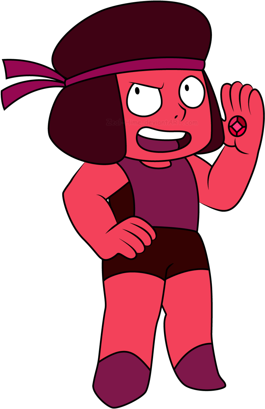 Steven Universe Ruby (900x1385), Png Download