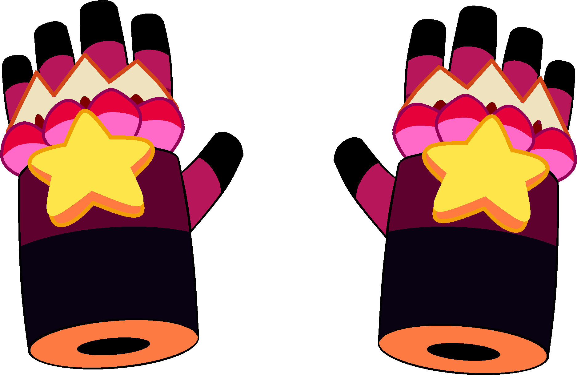 Steven Universe Gems Weapons (1875x1218), Png Download