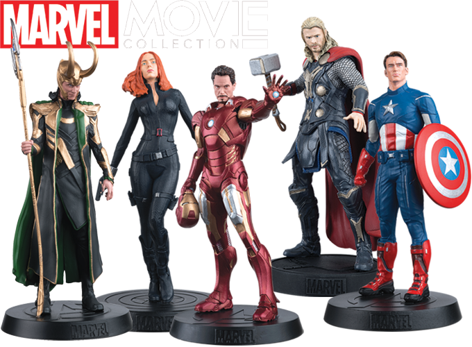 Marvel Movie Collection - Marvel: Movie Figure Collection #1 Iron Man (680x500), Png Download