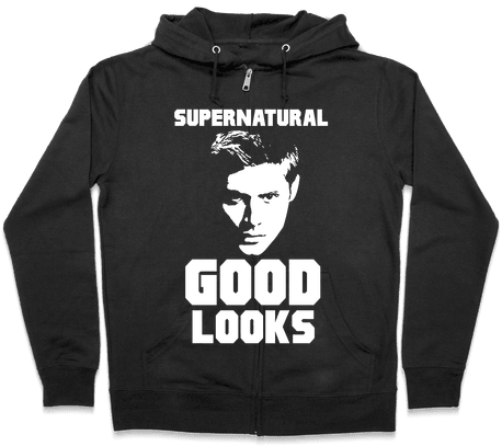 Supernatural Good Looks Zip Hoodie - Introvert Hoodies (484x484), Png Download