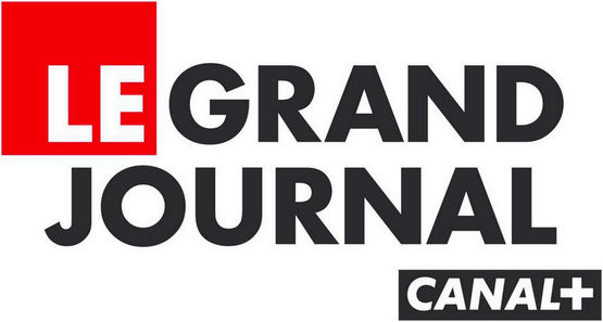 Le Grand Journal Logo 2013 - Gray Rhino (555x297), Png Download