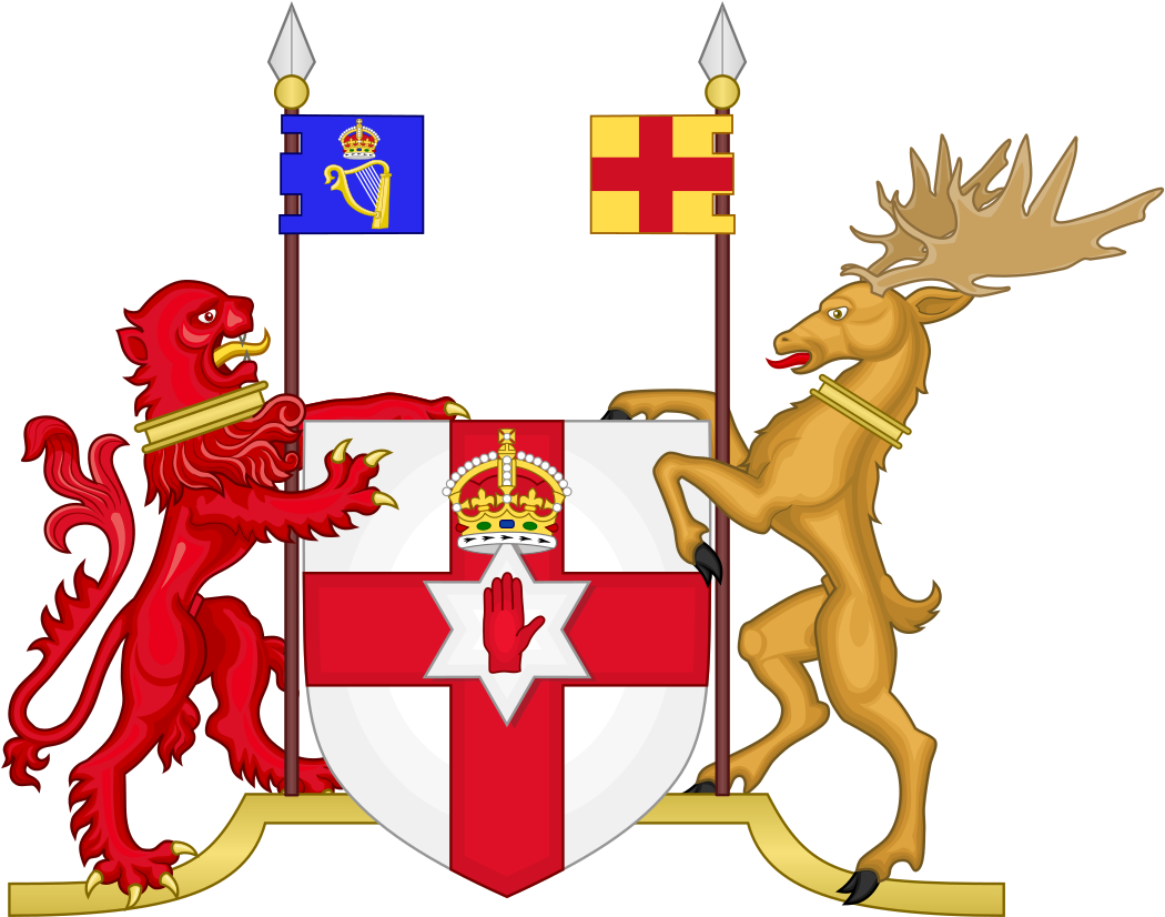 Northern Ireland Coat Of Arms (1200x838), Png Download