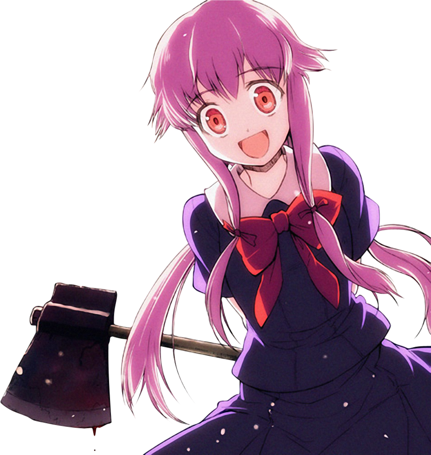 Yuno Gasai Axe - Yuno Gasai With Axe (1920x1920), Png Download