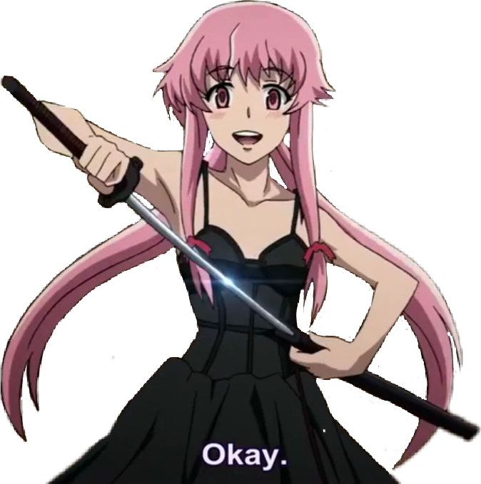 Yuno Gasai (674x679), Png Download