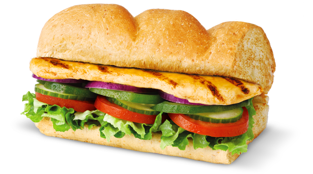 Subway Sweden Menu - Subway Chicken Breast (644x353), Png Download