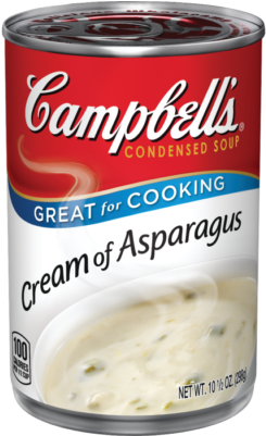 Cream Of Asparagus Soup - Campbell's Cream Of Bacon (400x400), Png Download