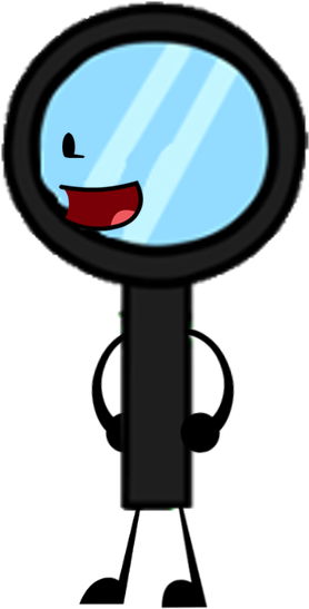 Magnifying Glass's Body Pose - Magnifying Glass (295x578), Png Download