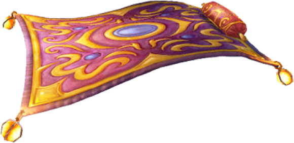 Magic Carpet Png - Magic Carpet No Background (580x282), Png Download