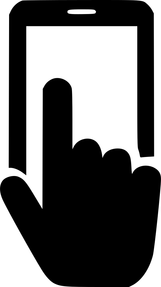 Png File - Smart Phone Icon Png (550x980), Png Download