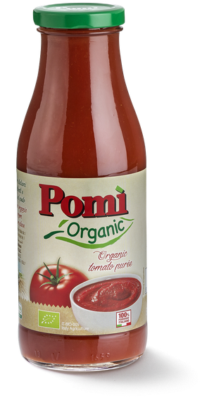 Organic Tomato Purée 500g - Pomi Organic Strained Tomatoes 26.46 Oz. (pack (600x600), Png Download