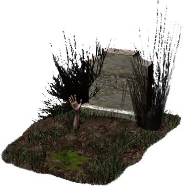 Grave-054 - Portable Network Graphics (367x364), Png Download