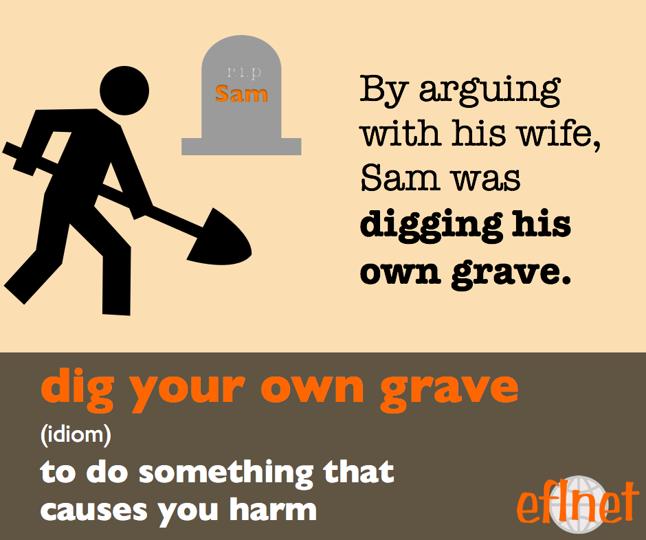 Dig One's Own Grave - Digging Your Own Grave (940x786), Png Download