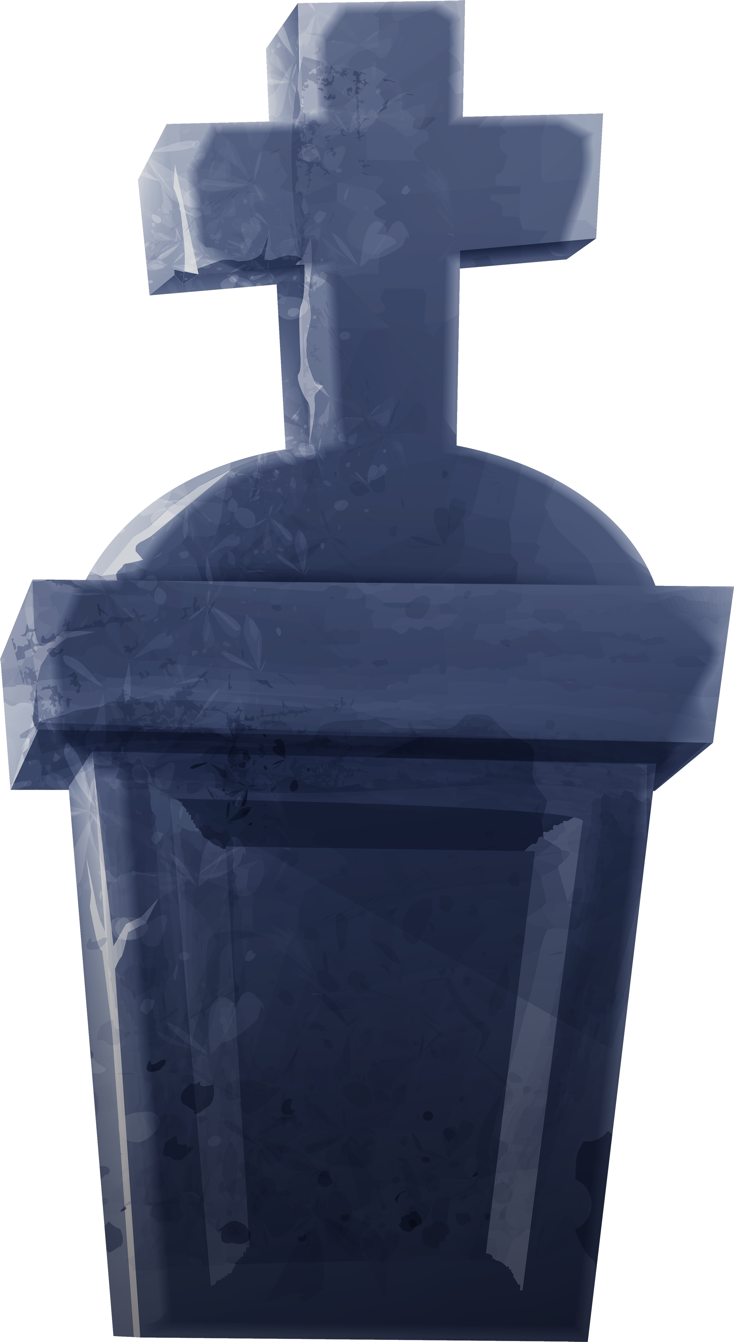 Tombstone With Cross Png Clipart Image - Clip Art (2616x4500), Png Download