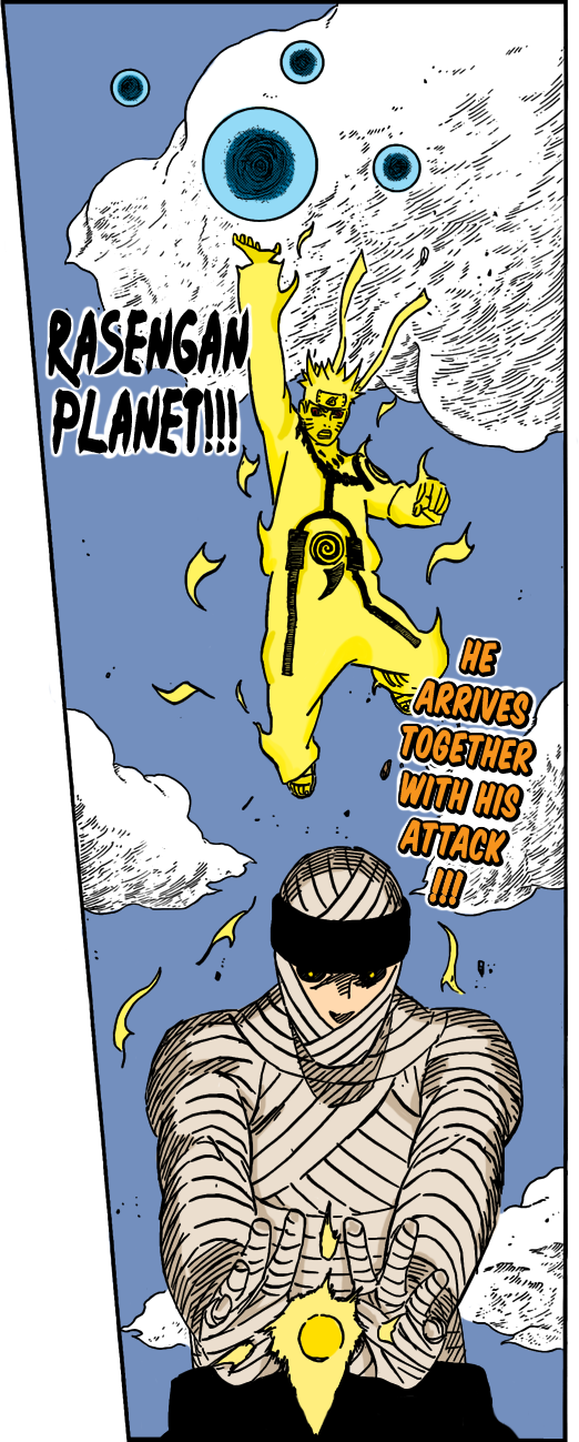 The - Naruto Rasengan Planet (522x1299), Png Download